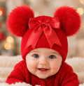 AW26 NB-12M Double Pom Pom hat