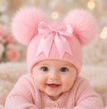 AW26 NB-12M Double Pom Pom hat