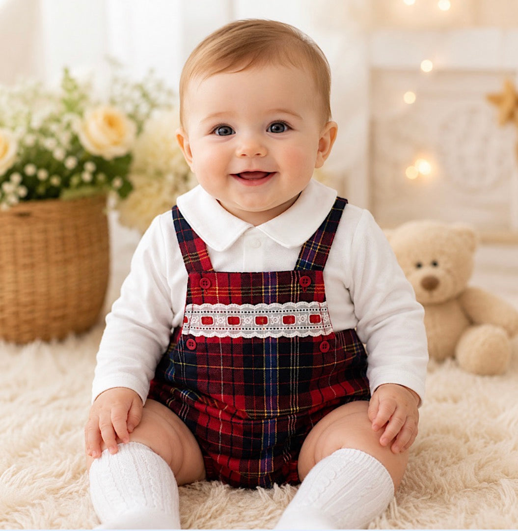 AW26 Tartan romper & top