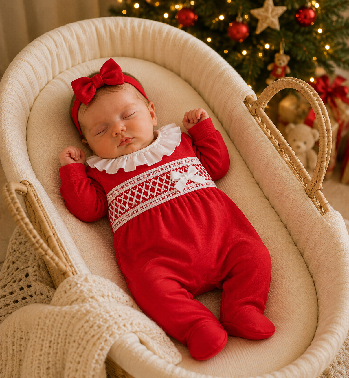 AW26 Red Babygrow