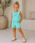 Mint bow detail 2 piece
