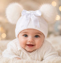 AW26 NB-12M Double Pom Pom hat