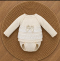 Beige knit set