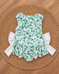 Green Heart Swim Costume