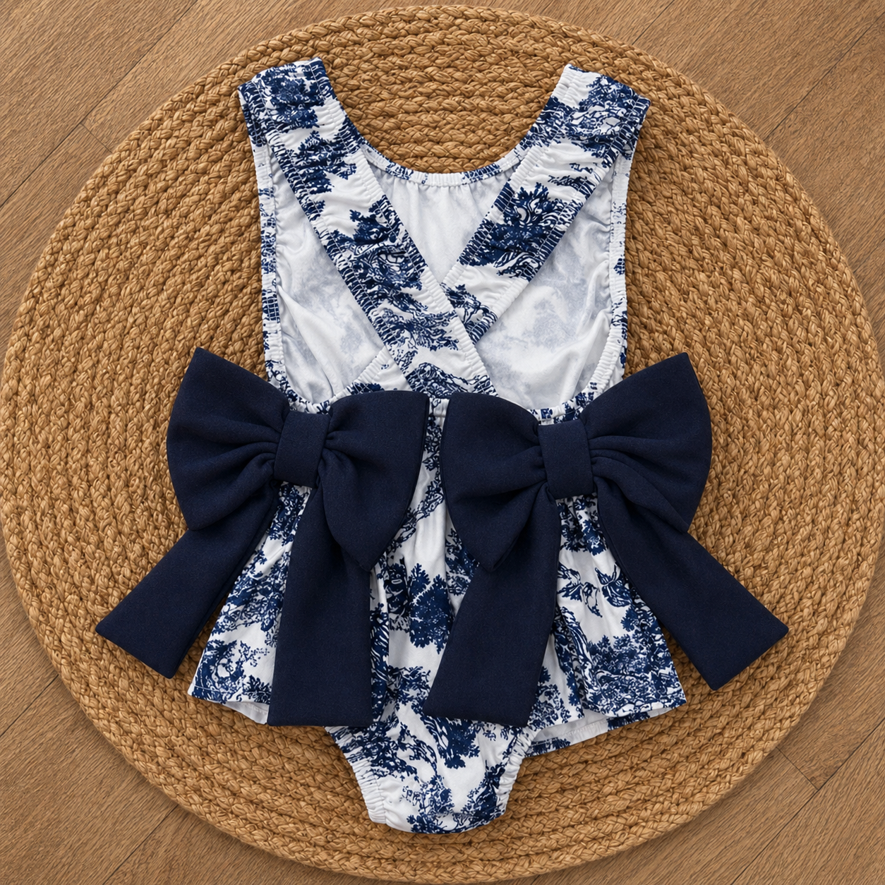 Navy Safari Swimsuit