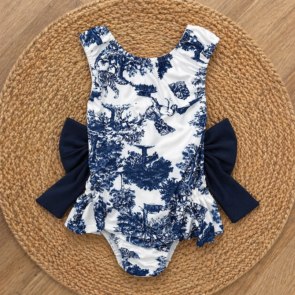 Navy Safari Swimsuit